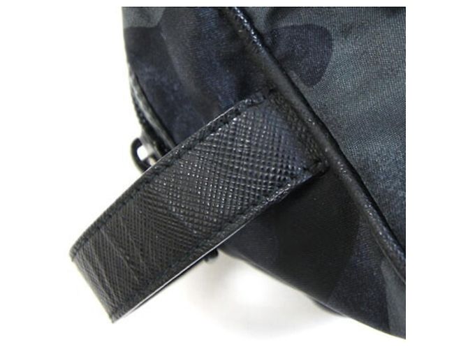 Bolsa de mão Prada 2NA819 Marrom Preto Azul marinho - vista 5