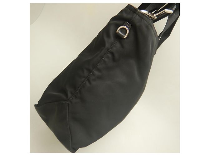 Borsa Tote Prada BN1321 VELA Nylon NERO - vista 10