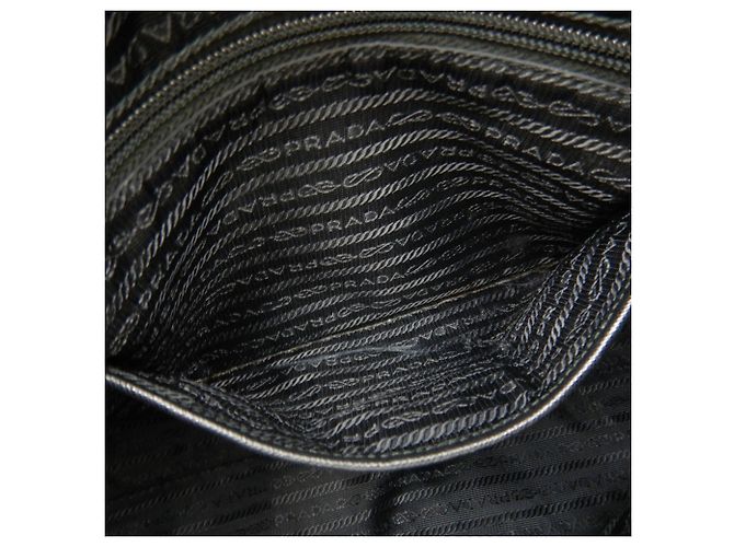 Borsa Tote Prada BN1321 VELA Nylon NERO - vista 24