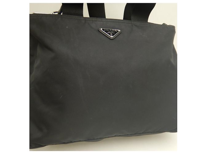Borsa Tote Prada BN1321 VELA Nylon NERO - vista 3