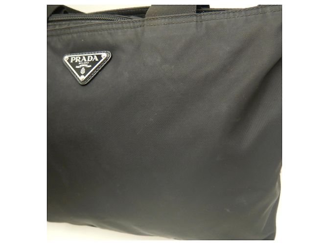 Borsa Tote Prada BN1321 VELA Nylon NERO - vista 8