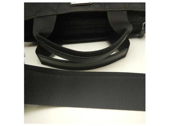Borsa Tote Prada BN1321 VELA Nylon NERO - vista 9