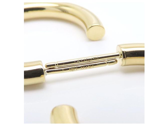 Autre Marque Orecchini a cerchio Tiffany in oro giallo 18K - vista 5