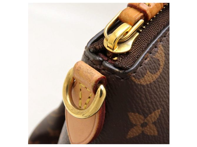 Borsa Louis Vuitton Monogram Rivoli MM Marrone - vista 13