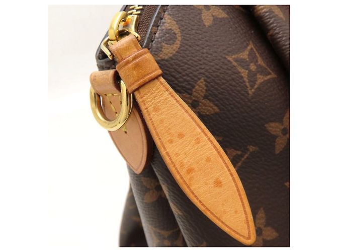 Borsa Louis Vuitton Monogram Rivoli MM Marrone - vista 14