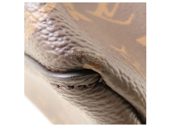 Borsa Louis Vuitton Monogram Rivoli MM Marrone - vista 18