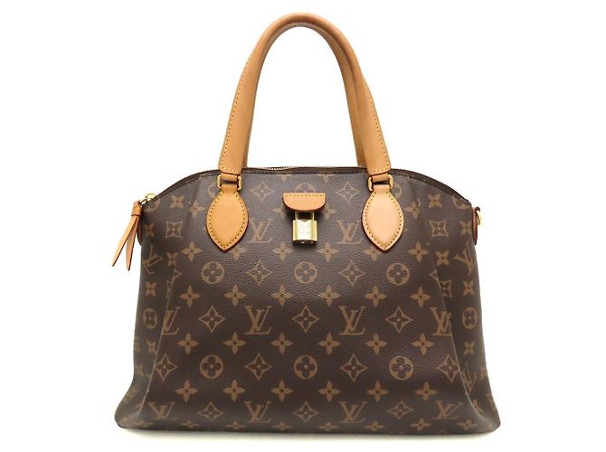 Borsa Louis Vuitton Monogram Rivoli MM Marrone - vista 2