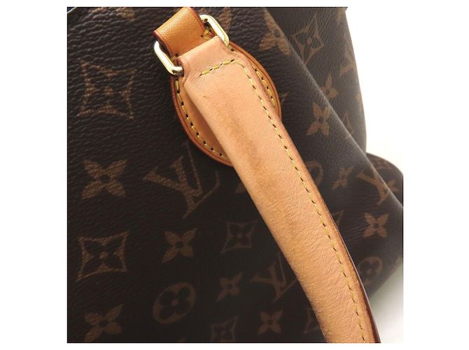 Borsa Louis Vuitton Monogram Rivoli MM Marrone - vista 24