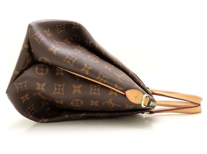 Borsa Louis Vuitton Monogram Rivoli MM Marrone - vista 3