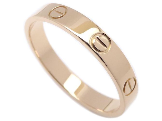 Bague Mini Love Cartier en or rose 18K - vue 2