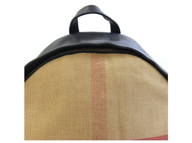 Zaino Burberry da uomo Nero Marrone chiaro - vista 5
