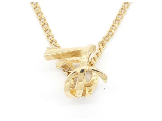 Yves Saint Laurent Monogram Twist Halskette Golden - Ansicht 2