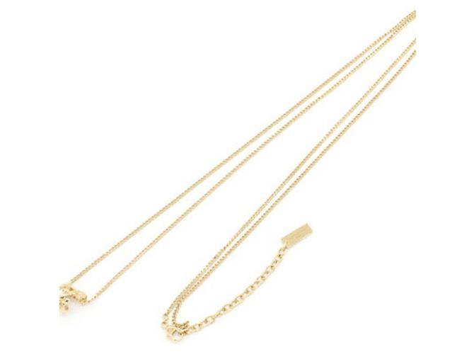 Yves Saint Laurent Monogram Twist Halskette Golden - Ansicht 3