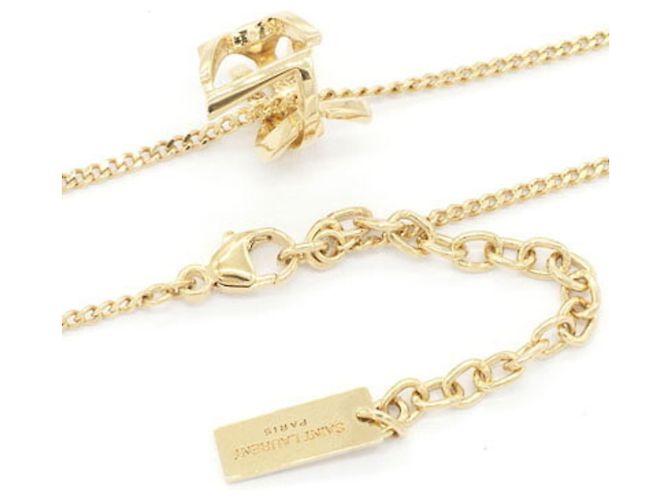 Yves Saint Laurent Monogram Twist Halskette Golden - Ansicht 4