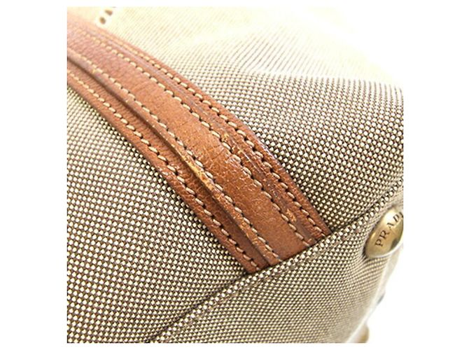 Borsa Prada BN1671 in Beige e Brown Marrone - vista 5