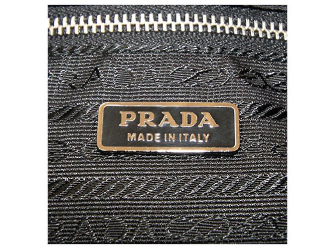Bolsa Prada em nylon e couro preto - vista 4