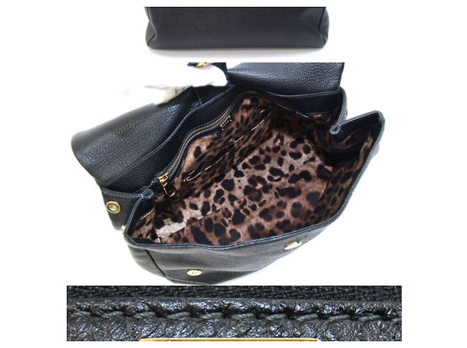 Dolce & Gabbana Soft Sicily Handtasche Schwarz - Ansicht 2