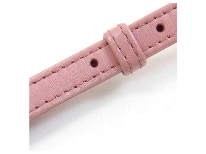 Bolsa Tiracolo Miu Miu em Couro Rosa - vista 8