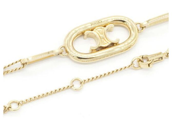 Céline Collier avec pendentif Triomphe doré Celine - vue 3