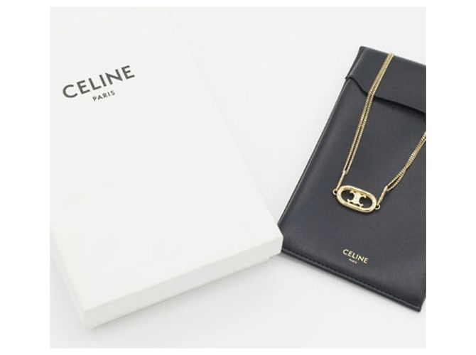 Céline Collier avec pendentif Triomphe doré Celine - vue 5