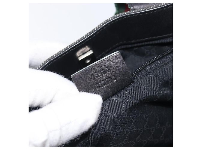 Gucci Sherry Line Tote Canvas Schwarz - Ansicht 7