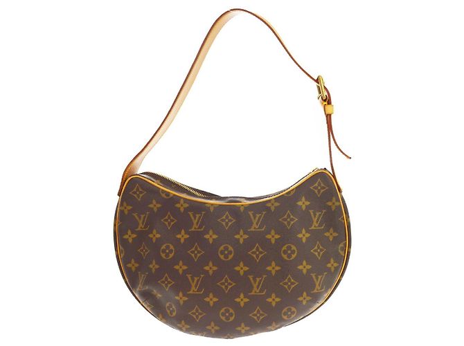 Louis Vuitton Croissant Monogram Canvas MM Castaño - vista 2