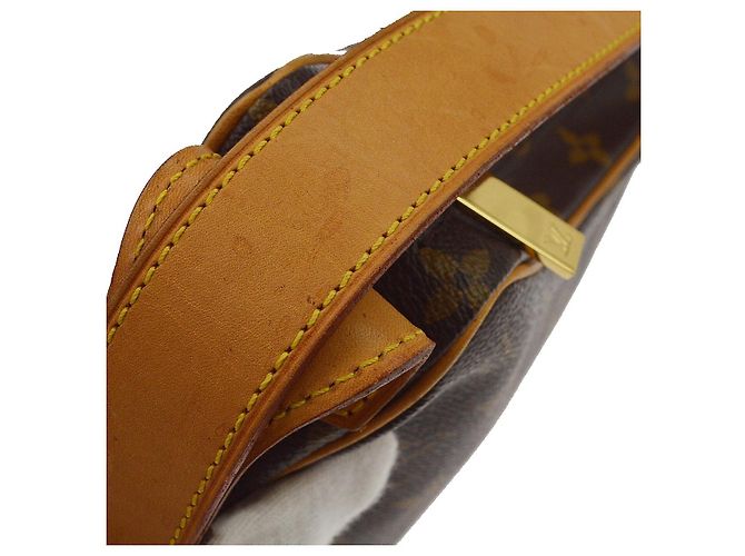 Louis Vuitton Croissant Monogram Canvas MM Castaño - vista 6