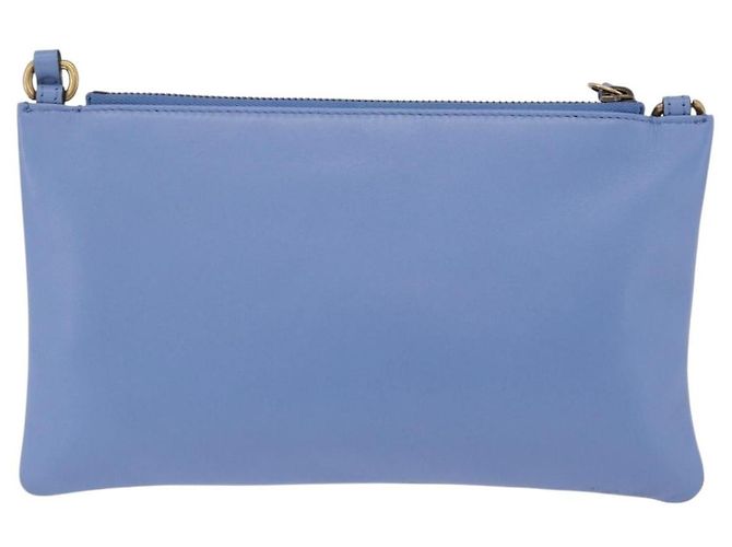 Gucci GG Marmont Double Matelasse Leather Small Blau - Ansicht 2