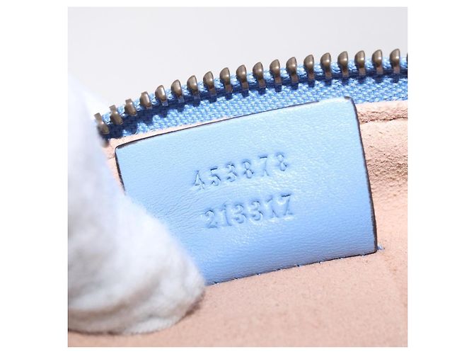 Gucci GG Marmont Double Matelasse Leather Small Blau - Ansicht 7