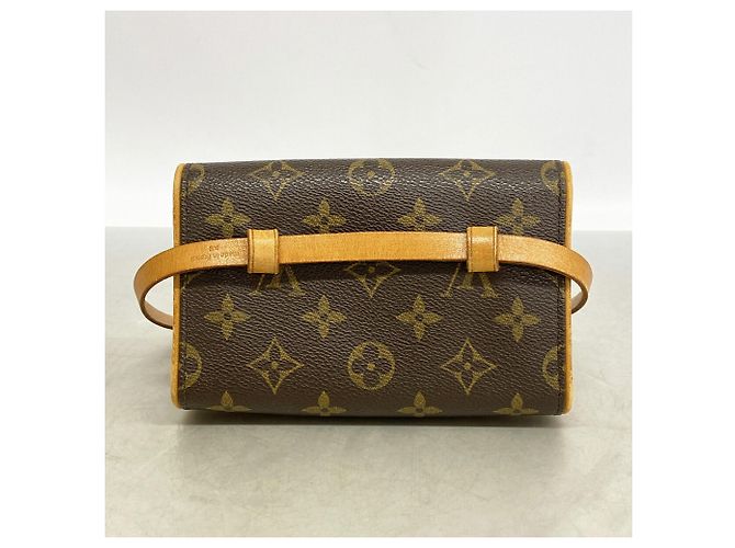 Louis Vuitton Monogram Pochette Florentine Fanny Pack Castaño - vista 13