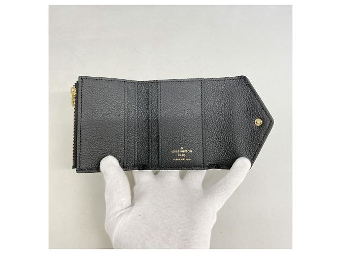 Louis Vuitton Tri-fold Wallet Monogram Empreinte Portefeuille Zoe Black - view 3