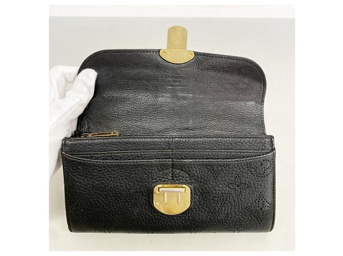 Louis Vuitton Mahina Portefeuille Iris Long Wallet Negro - vista 8