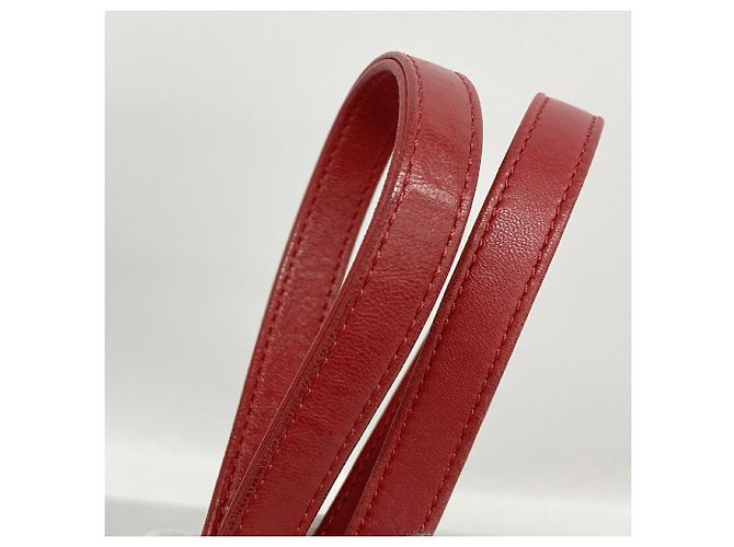 Chanel Matelassé Lambskin Backpack Red - view 8