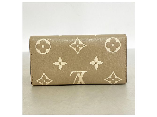 Louis Vuitton Bicolor Long Wallet Grey Cream - view 10