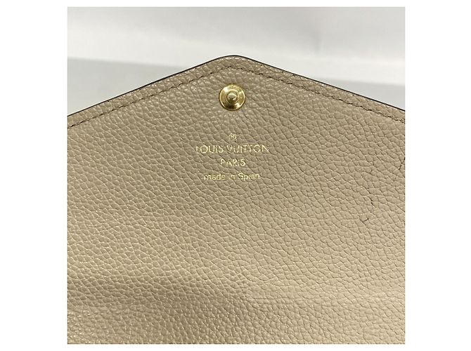 Louis Vuitton Bicolor Long Wallet Grey Cream - view 4