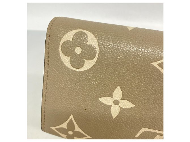Louis Vuitton Bicolor Long Wallet Grey Cream - view 7