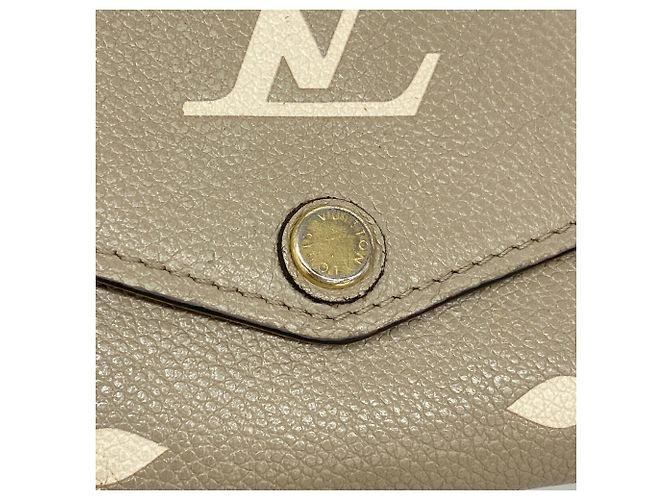 Louis Vuitton Bicolor Long Wallet Grey Cream - view 8