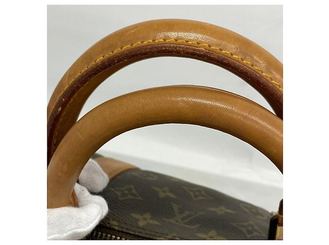 Borsa Louis Vuitton Boston Monogram Keepall 55 Marrone - vista 8