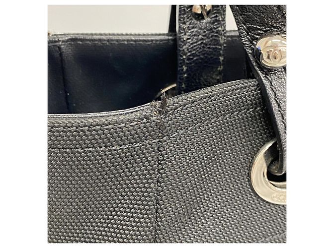 Saco Tote Chanel Paris Biarritz Preto - vista 7