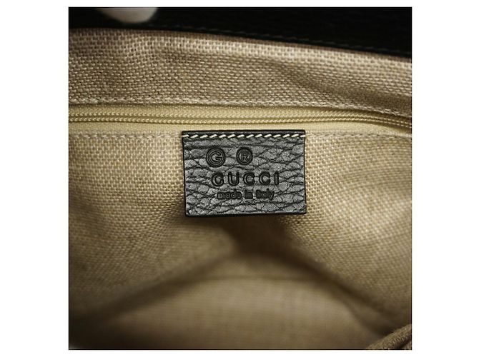 Borsa Gucci Interlocking G Nero - vista 5