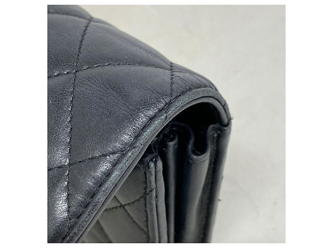 Chanel Matelassé Lambskin Long Wallet Black - view 6