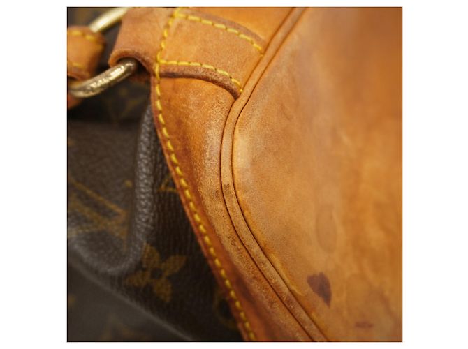 Louis Vuitton Monogram Montsouris GM Backpack Brown - view 6