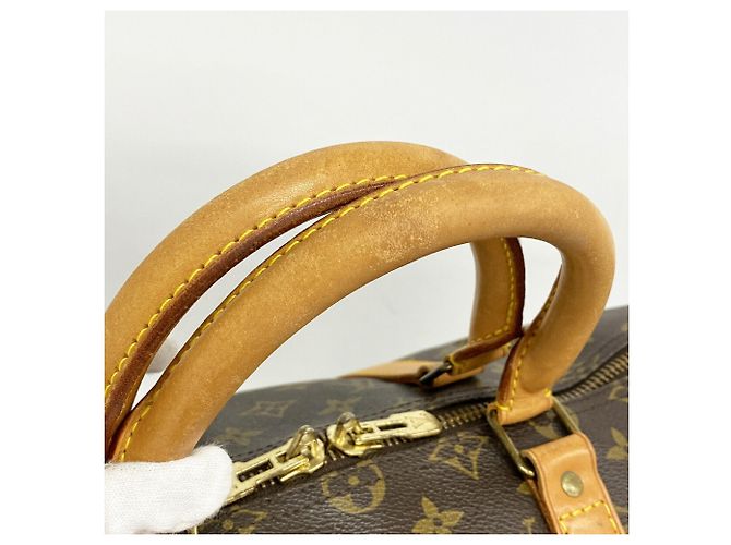 Bolsa Louis Vuitton Boston Monogram Keepall 50 Marrom - vista 7
