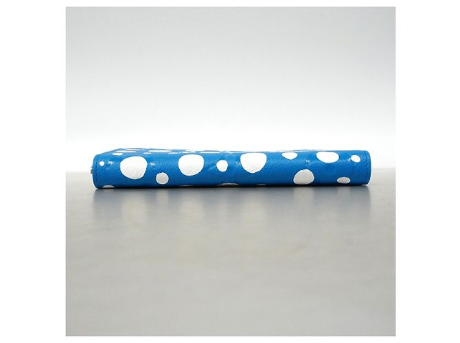 Carteira Longa Louis Vuitton - Monogram Empreinte Infinity Dot Branco Azul - vista 3