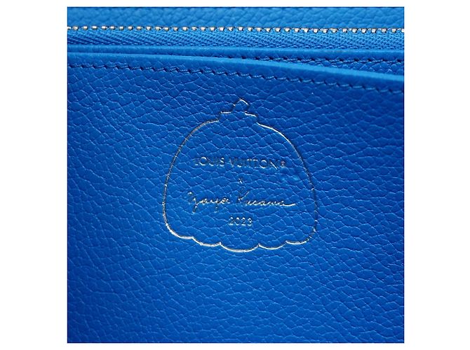 Carteira Longa Louis Vuitton - Monogram Empreinte Infinity Dot Branco Azul - vista 5