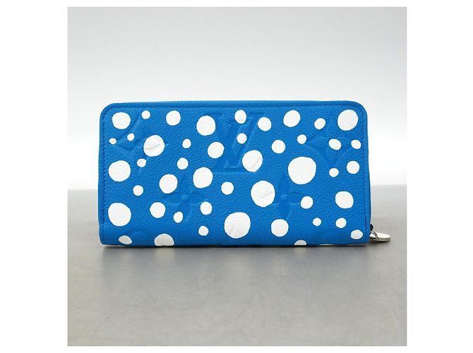 Carteira Longa Louis Vuitton - Monogram Empreinte Infinity Dot Branco Azul - vista 6