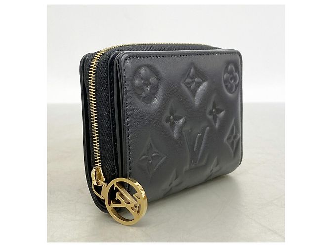 Louis Vuitton Monogram Portefeuille Lou Wallet Preto - vista 2