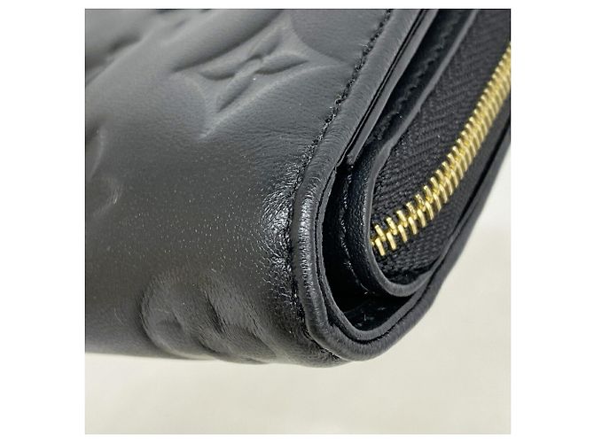 Louis Vuitton Monogram Portefeuille Lou Wallet Preto - vista 5
