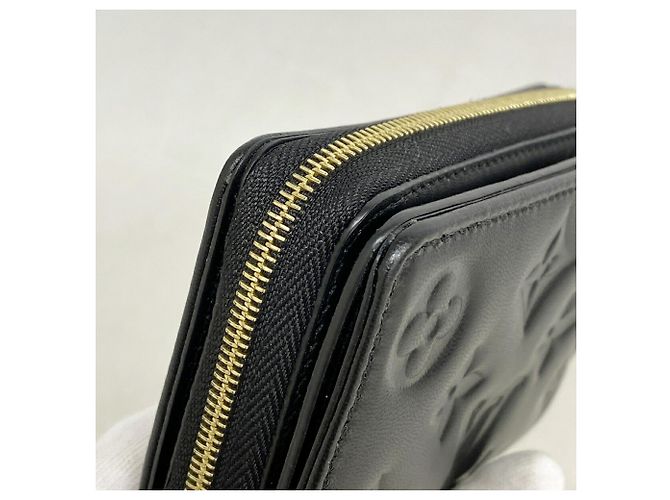 Louis Vuitton Monogram Portefeuille Lou Wallet Preto - vista 6
