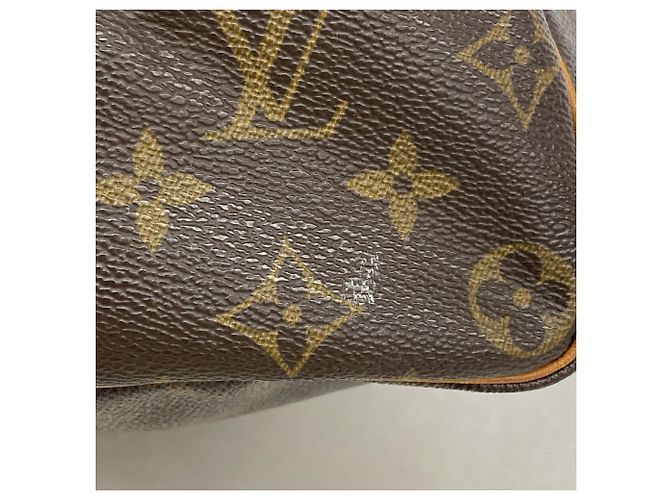 Bolso Louis Vuitton Monogram Speedy 35 Castaño - vista 10